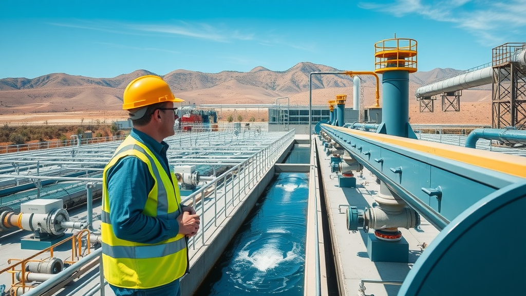 industrial waste water treatment chino hills modern facility engineers safety