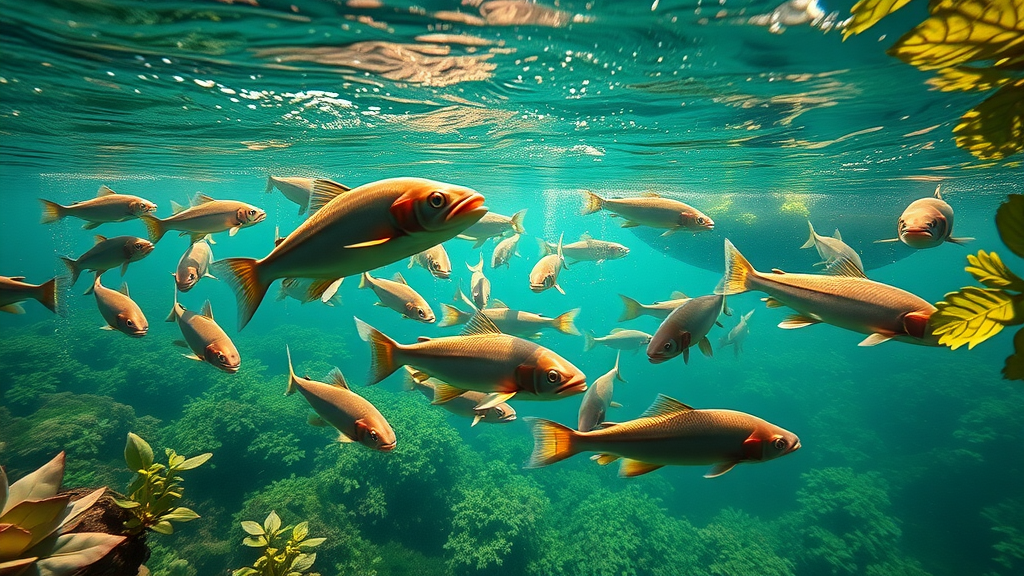 healthy aquatic ecosystem showing the benefits of water pH balancing in California rivers