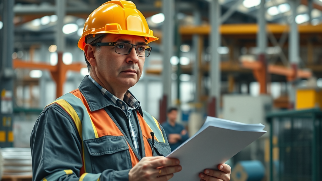 Industrial facility compliance inspection in Montclair wastewater treatment plant