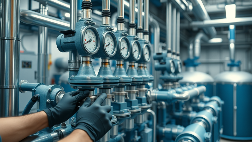 Modern chemical injection system used for treating industrial wastewater to meet compliance
